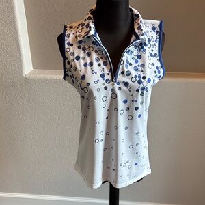 Izod perform cool-fix size M 
golf shirt sleeveless